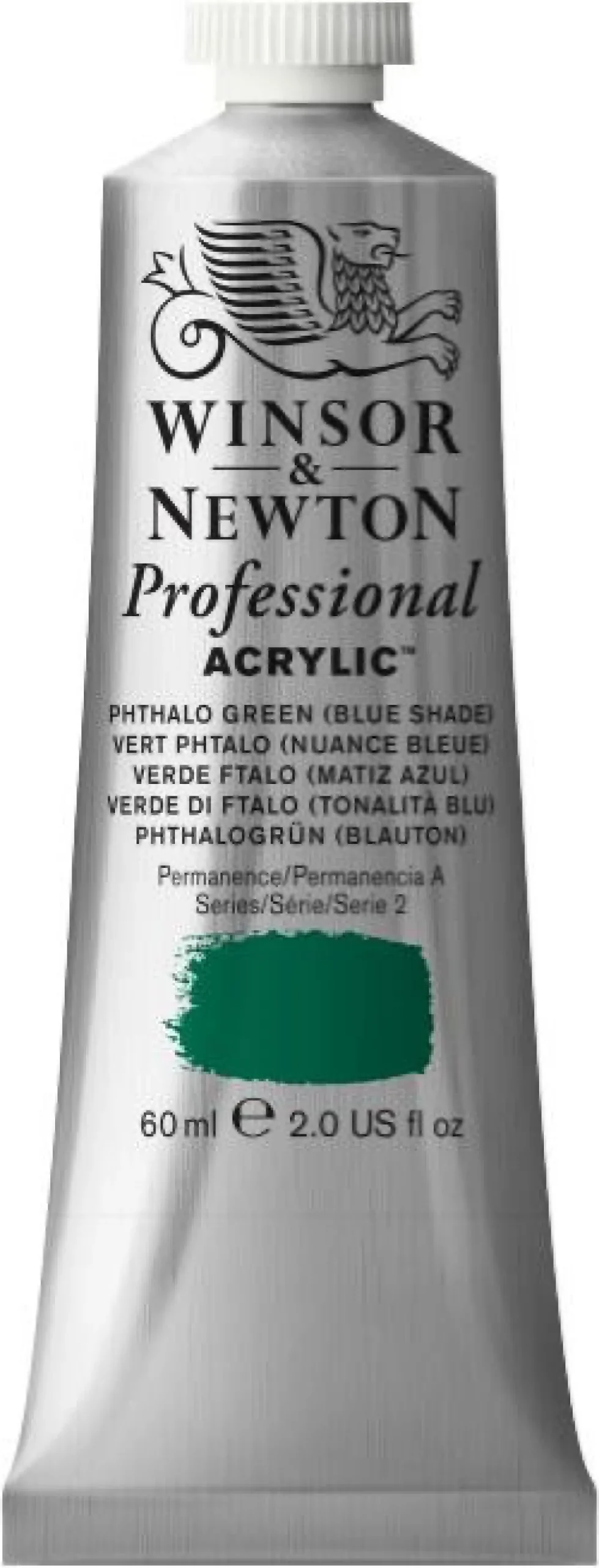 Winsor & Newton Farba akrylowa Professional Acrylic - - Phthalo Blue Green Shade, 60 ml