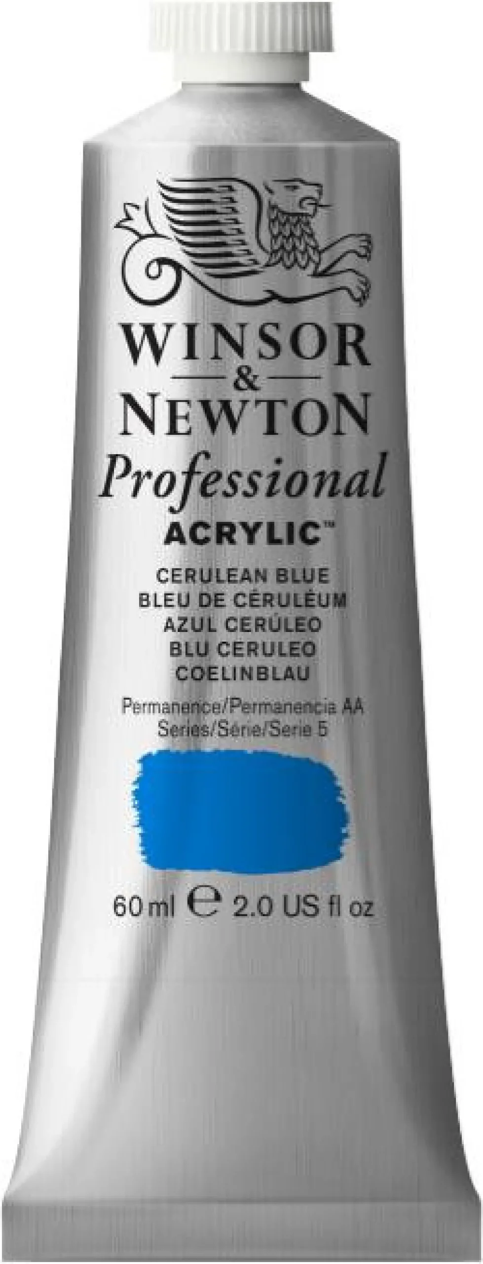 Winsor & Newton Farba akrylowa Professional Acrylic - - Cerulean Blue, 60 ml > Farby Akrylowe