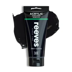 Reeves Farba akrylowa - - Black, 200 ml