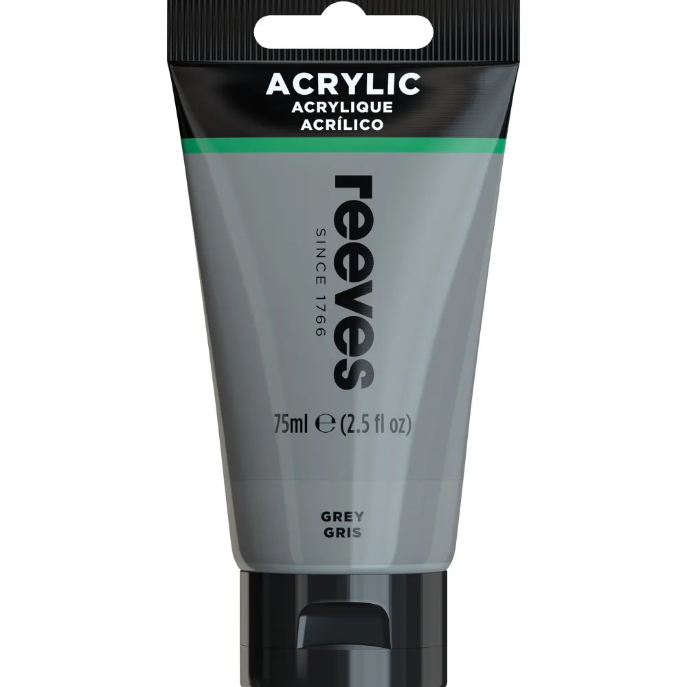 Reeves Farba akrylowa - - Medium Grey, 75 ml