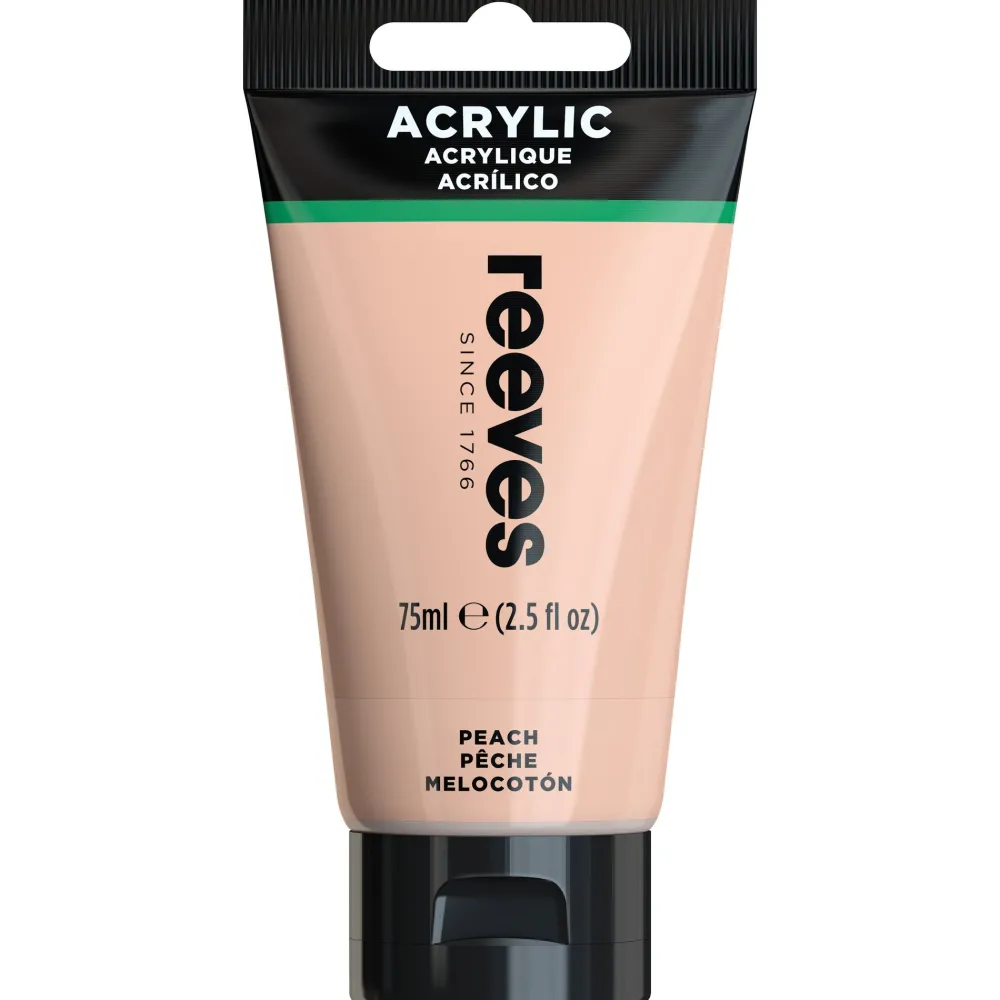 Reeves Farba akrylowa - - Peach, 75 ml