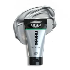 Reeves Farba akrylowa - - Silver, 75 ml > Farby Akrylowe