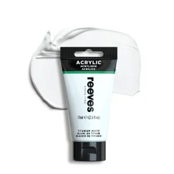 Reeves Farba akrylowa - - Titanium White, 75 ml