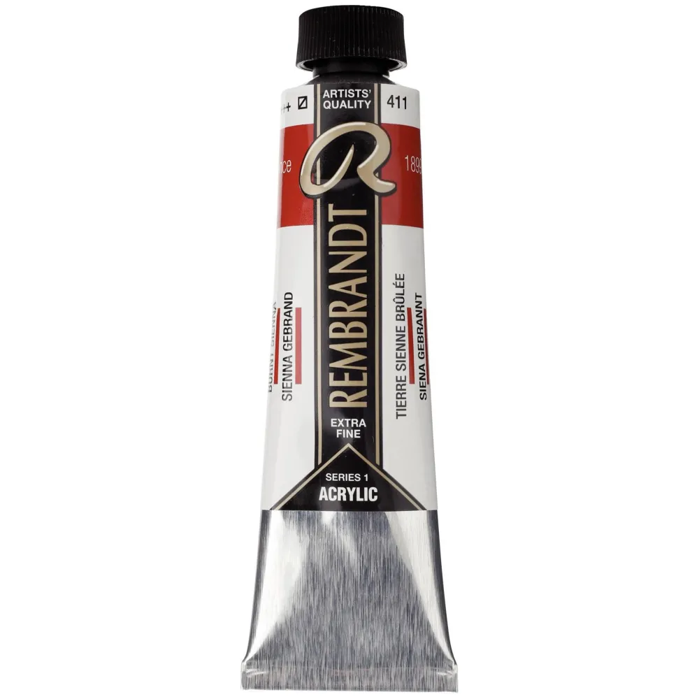 Rembrandt Farba akrylowa - - Burnt Sienna, 40 ml