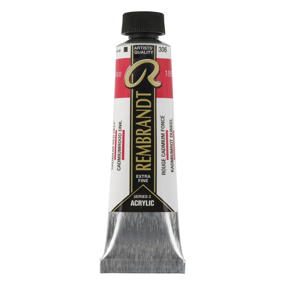 Rembrandt Farba akrylowa - - Cadmium Red Deep, 40 ml > Farby Akrylowe