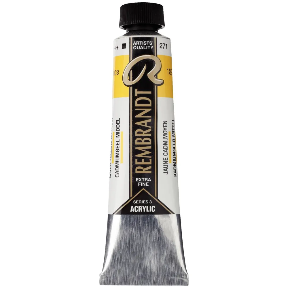 Rembrandt Farba akrylowa - - Cadmium Yellow Medium, 40 ml