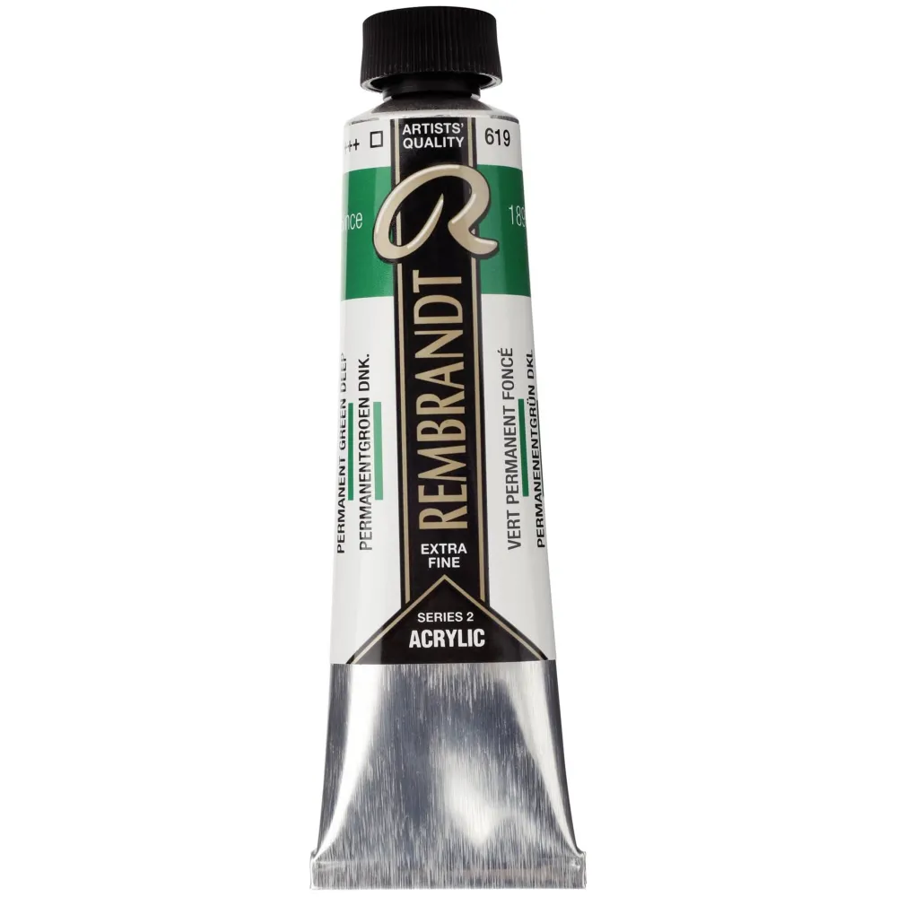 Rembrandt Farba akrylowa - - Permanent Green Deep, 40 ml > Farby Akrylowe