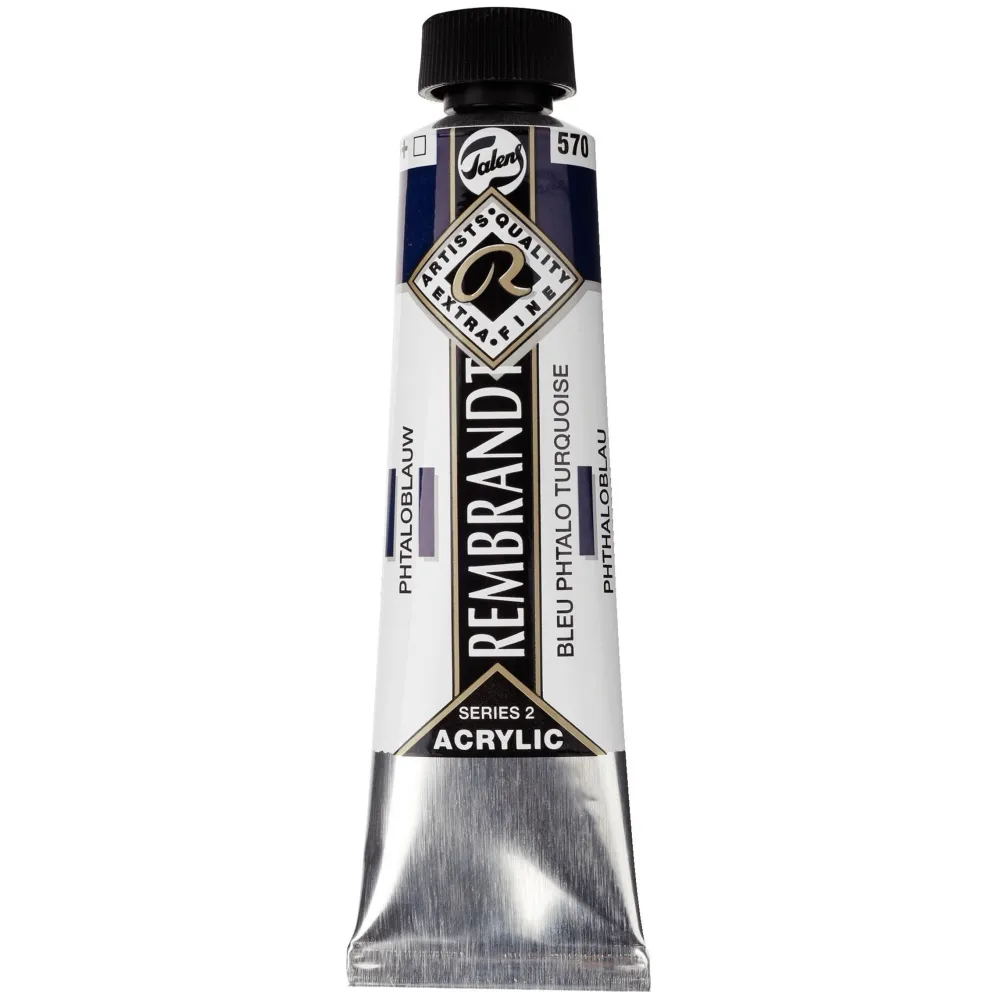 Rembrandt Farba akrylowa - - Phthalo Blue, 40 ml > Farby Akrylowe
