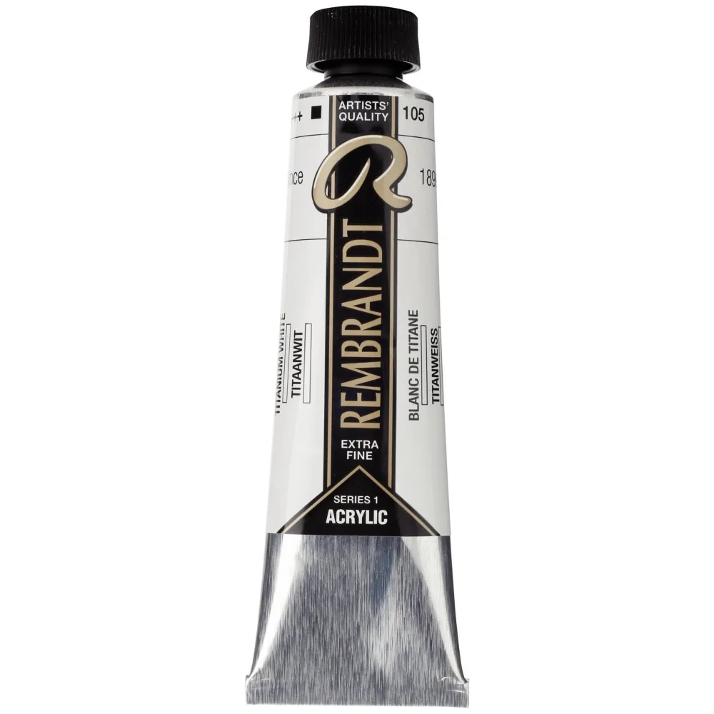 Rembrandt Farba akrylowa - - Titanium White, 40 ml > Farby Akrylowe