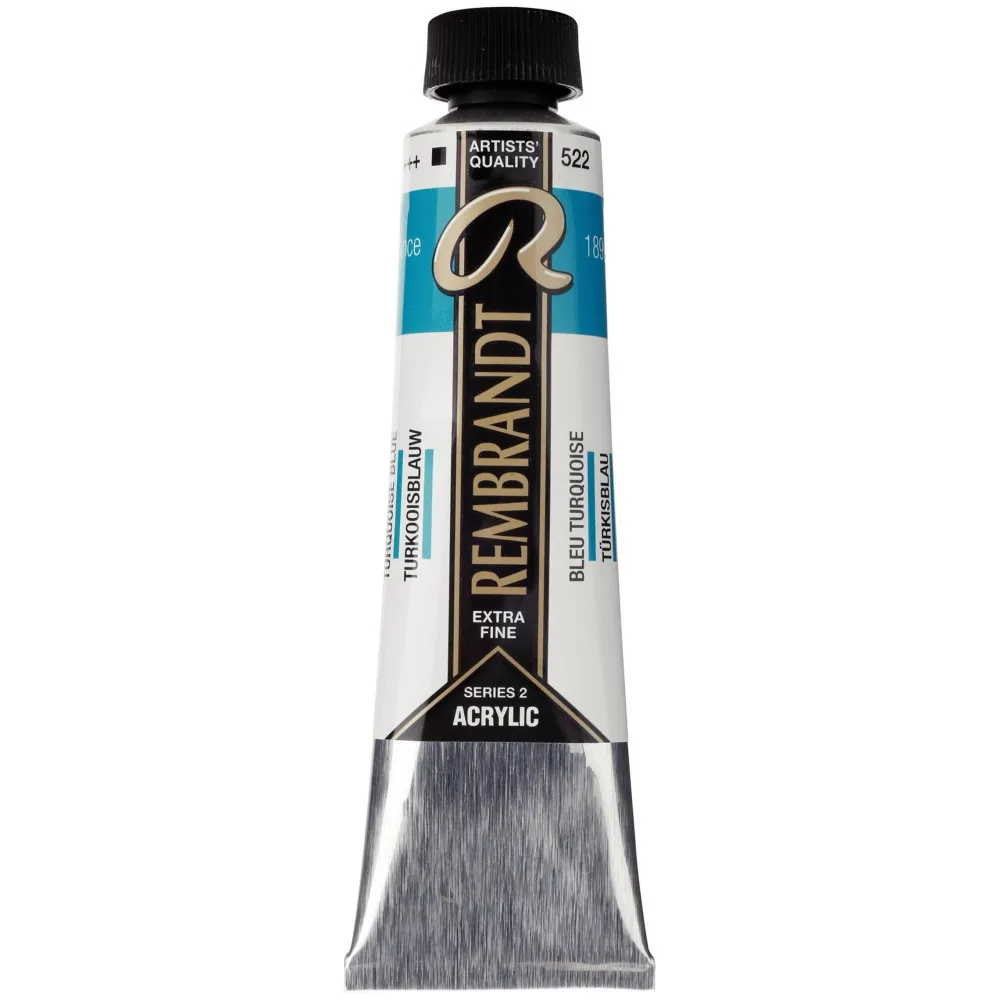 Rembrandt Farba akrylowa - - Turquoise Blue, 40 ml > Farby Akrylowe