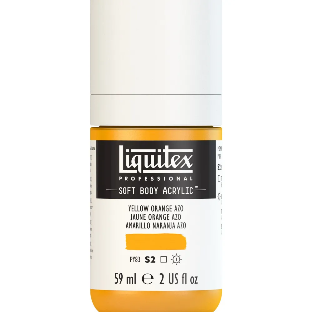 Liquitex Farba akrylowa Soft Body - - Yellow Medium Azo, 59 ml > Farby Akrylowe