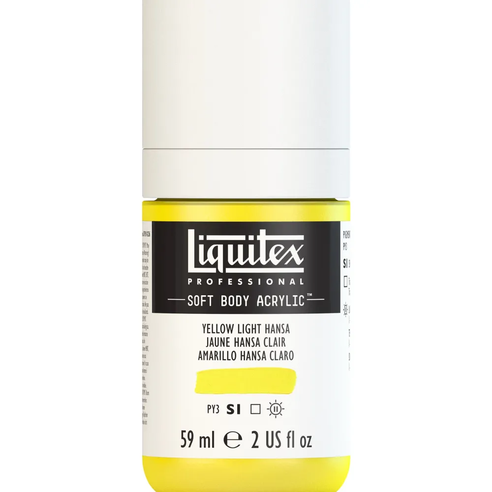 Liquitex Farba akrylowa Soft Body - - Yellow Light Hansa, 59 ml