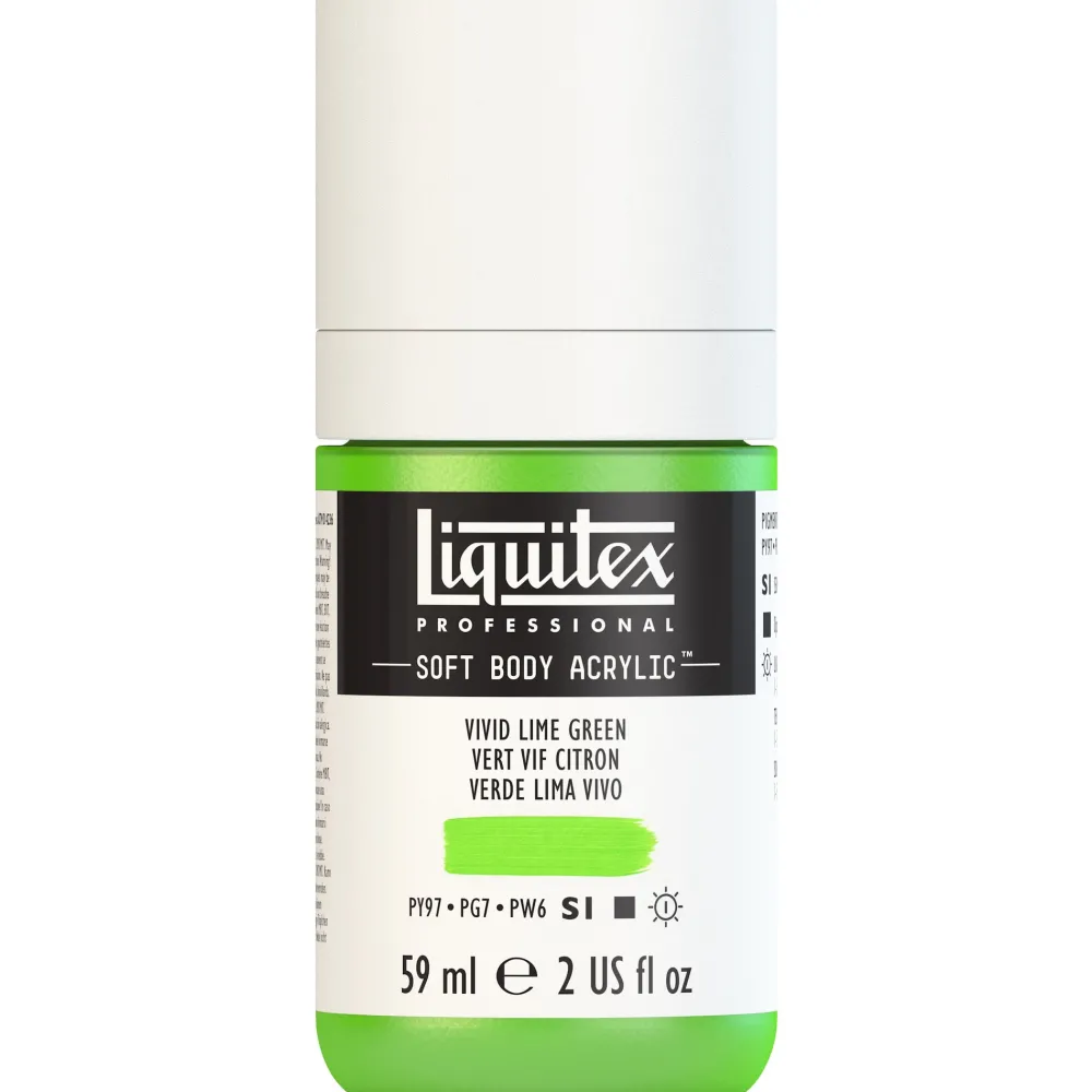 Liquitex Farba akrylowa Soft Body - - Vivid Lime Green, 59 ml