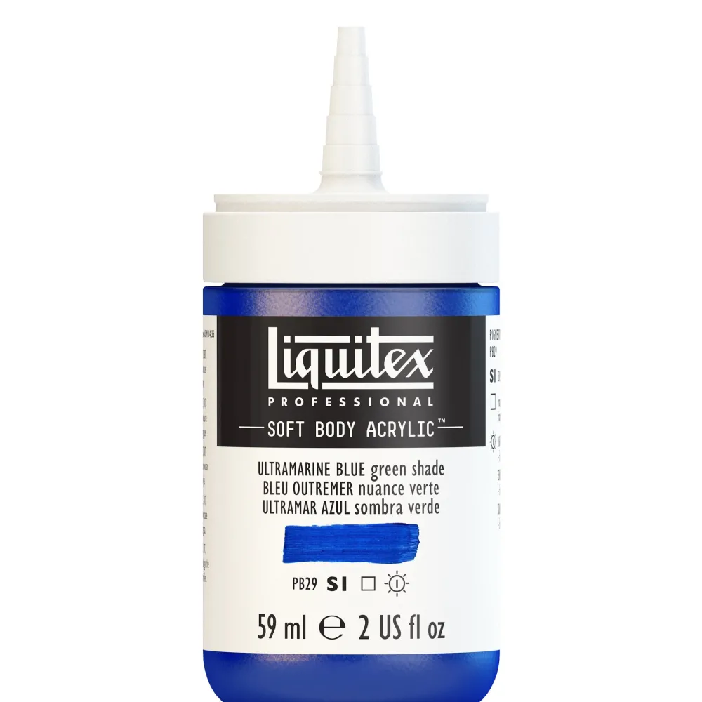 Liquitex Farba akrylowa Soft Body - - Ultramarine Blue Green Shade, 59 ml