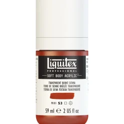 Liquitex Farba akrylowa Soft Body - - Transparent Burnt Sienna, 59 ml