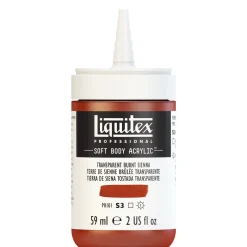 Liquitex Farba akrylowa Soft Body - - Transparent Burnt Sienna, 59 ml
