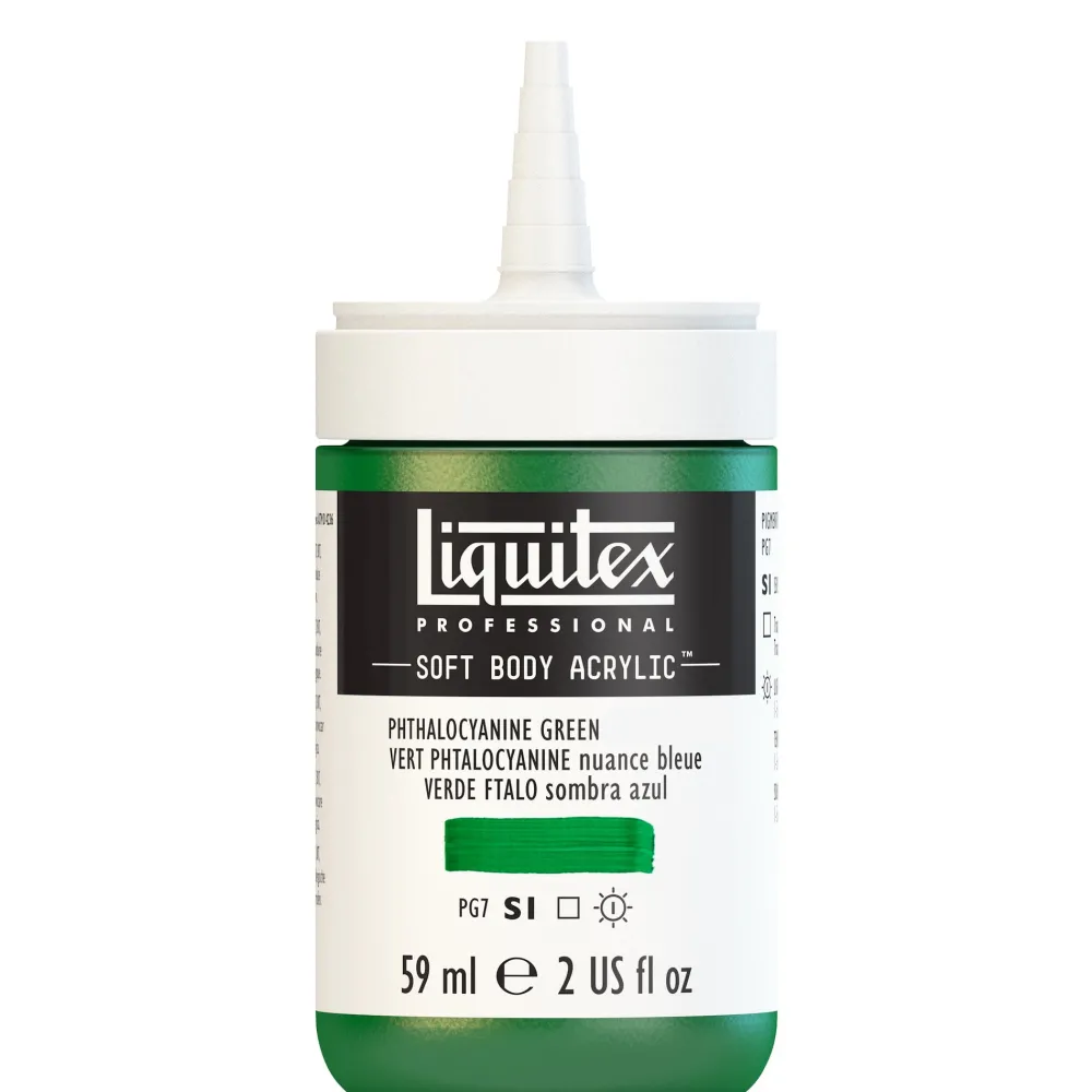 Liquitex Farba akrylowa Soft Body - - Phthalocyanine Green Yellow Shade, 59 ml