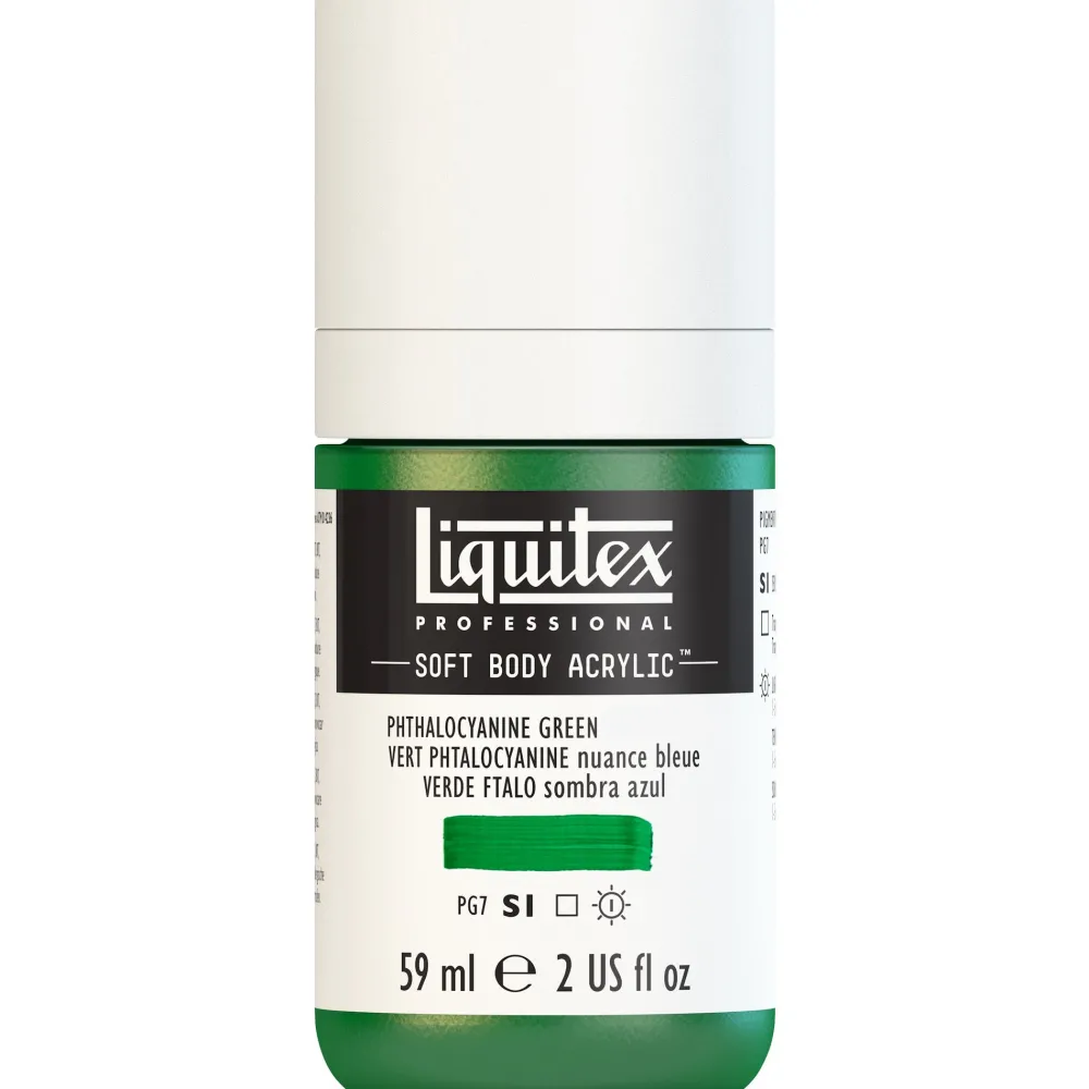 Liquitex Farba akrylowa Soft Body - - Phthalocyanine Green Yellow Shade, 59 ml
