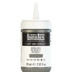 Liquitex Farba akrylowa Soft Body - - Neutral Gray 5, 59 ml