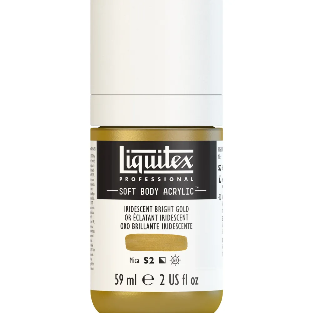 Liquitex Farba akrylowa Soft Body - - Iridescent Bright Gold, 59 ml