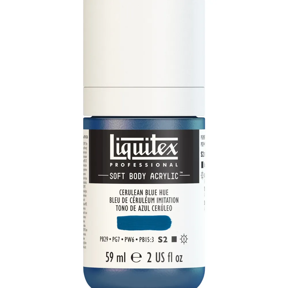 Liquitex Farba akrylowa Soft Body - - Cerulean Blue Hue, 59 ml