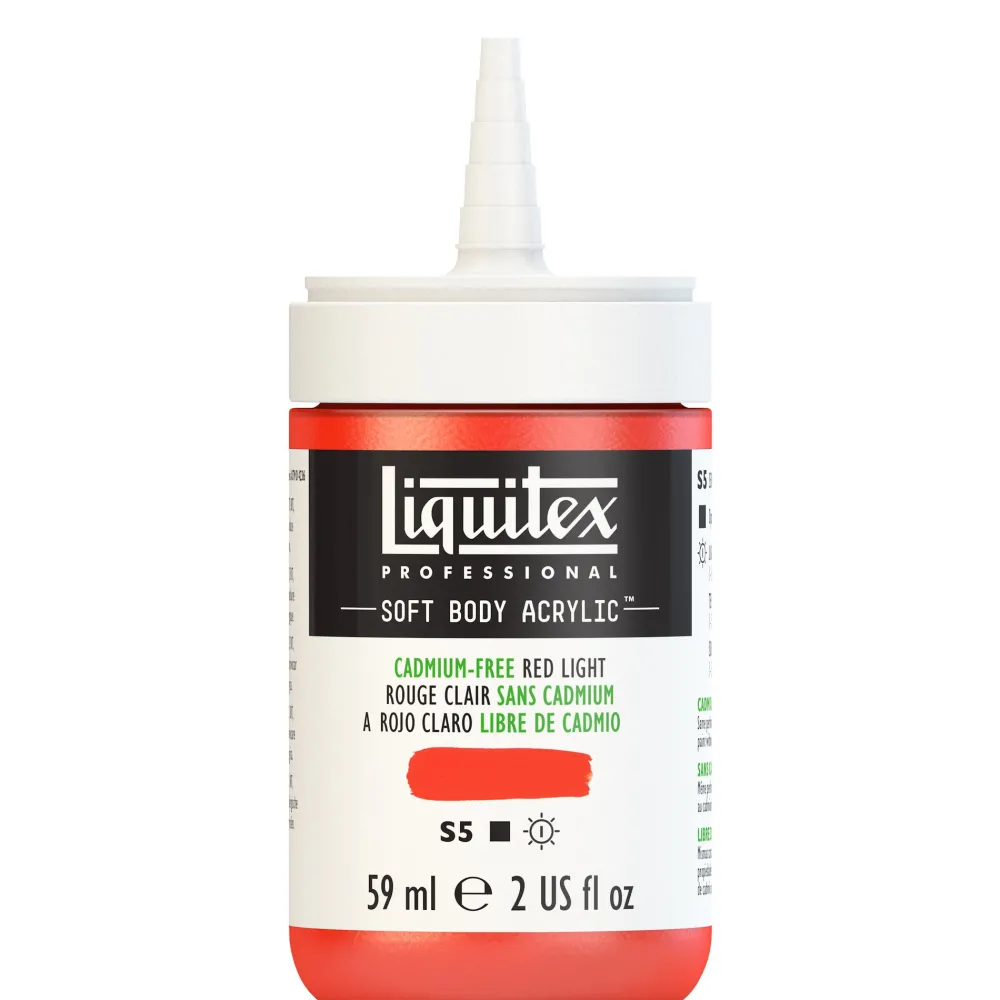 Liquitex Farba akrylowa Soft Body - - Cadmium Free Red Light, 59 ml