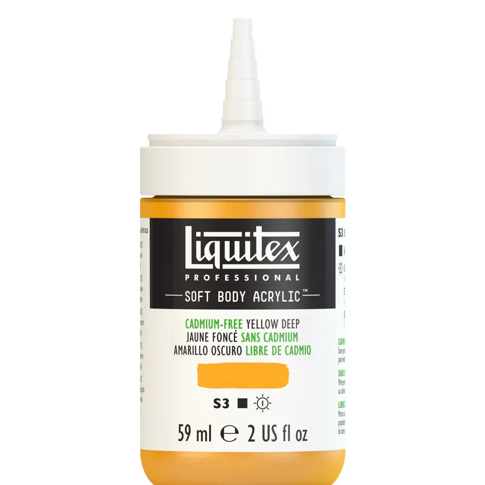 Liquitex Farba akrylowa Soft Body - - Cadmium Free Yellow Deep, 59 ml