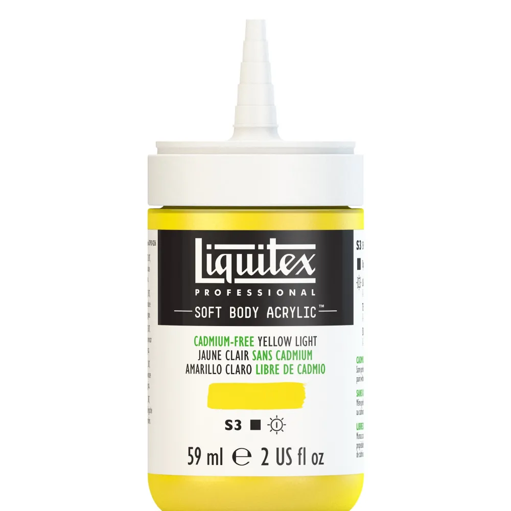 Liquitex Farba akrylowa Soft Body - - Cadmium Free Yellow Light, 59 ml