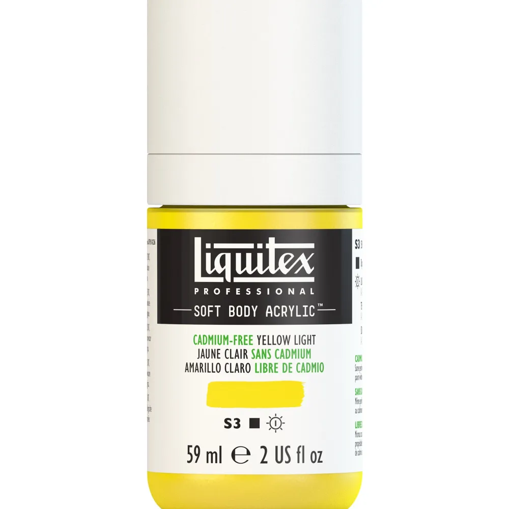 Liquitex Farba akrylowa Soft Body - - Cadmium Free Yellow Light, 59 ml