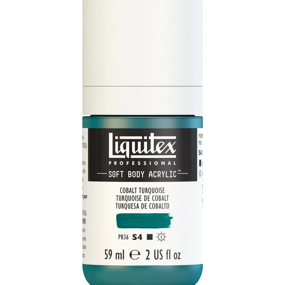Liquitex Farba akrylowa Soft Body - - Cobalt Turquoise, 59 ml