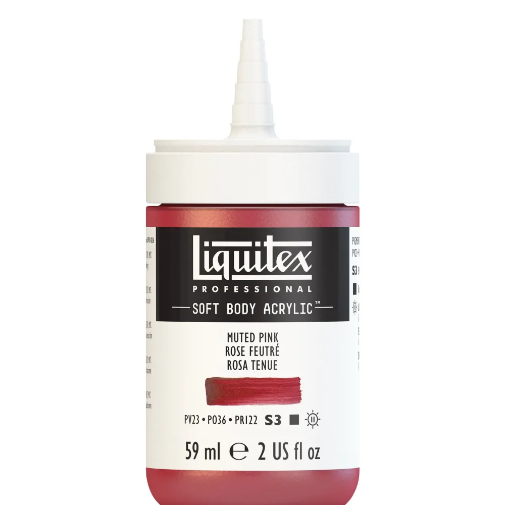 Liquitex Farba akrylowa Soft Body - - Muted Pink, 59 ml