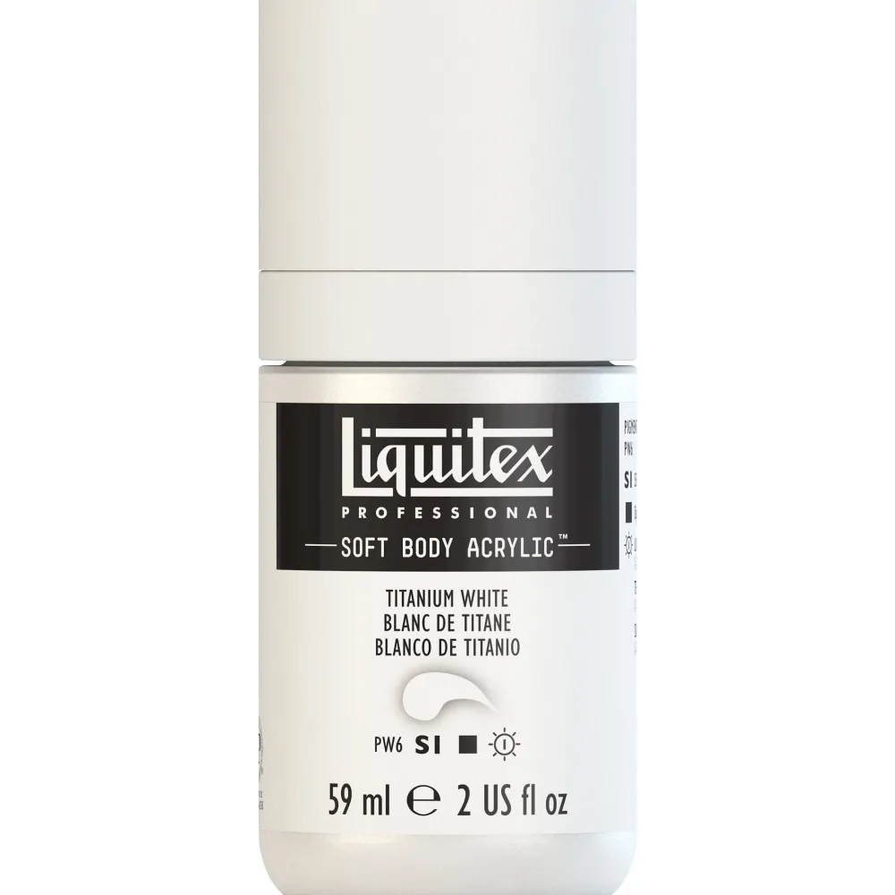 Liquitex Farba akrylowa Soft Body - - Titanium White, 59 ml