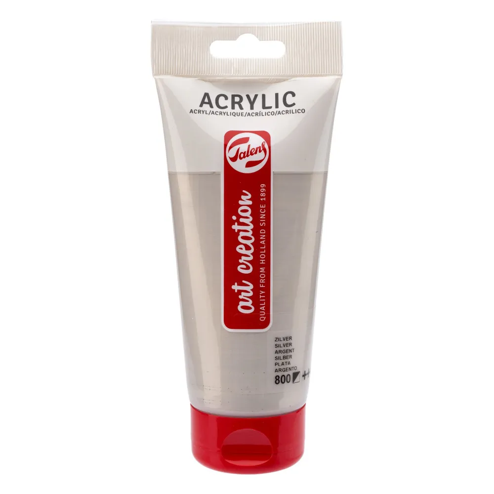 Talens Art Creation Farba akrylowa - - Silver, 200 ml > Farby Akrylowe