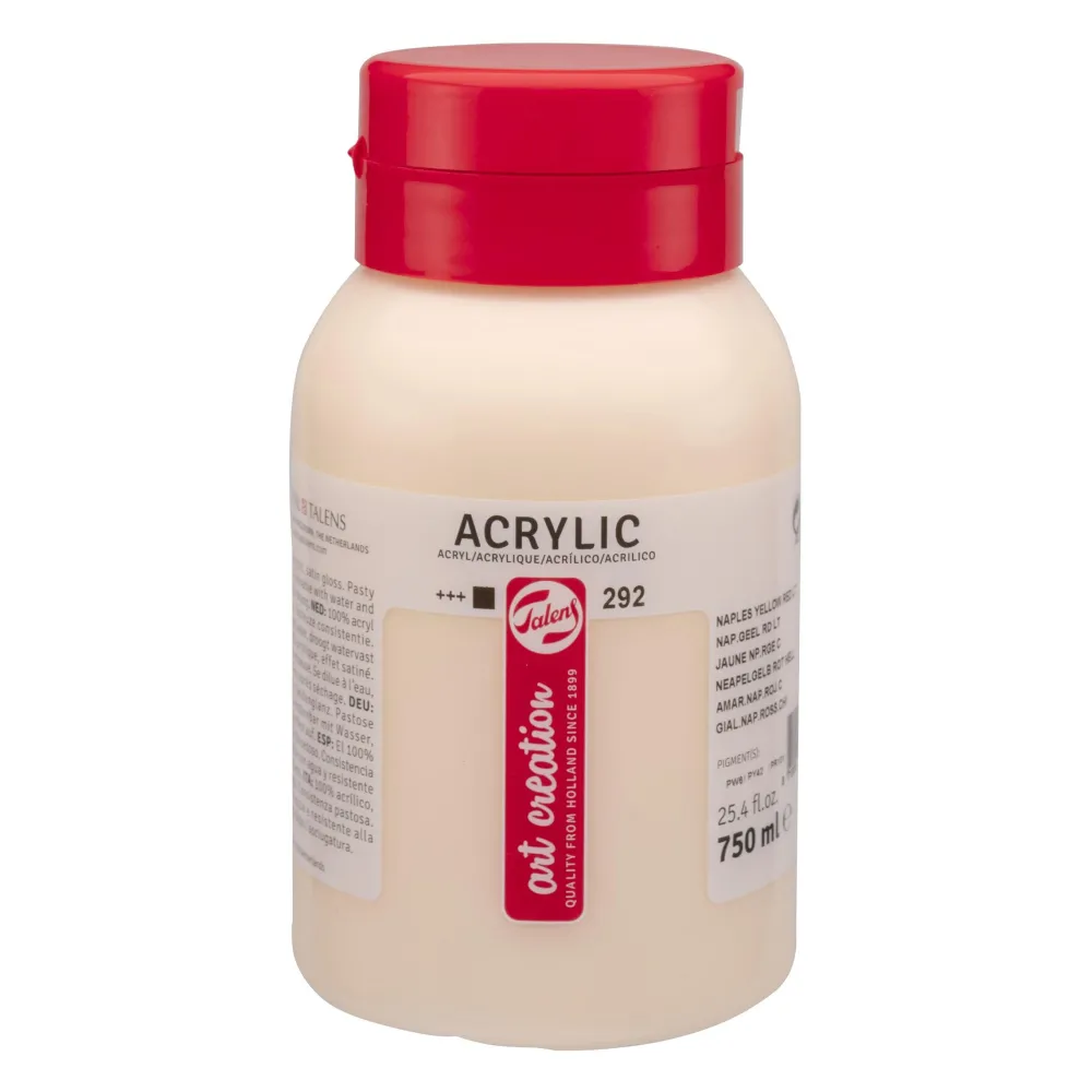 Talens Art Creation Farba akrylowa - - Naples Yellow Red Light, 750 ml > Farby Akrylowe