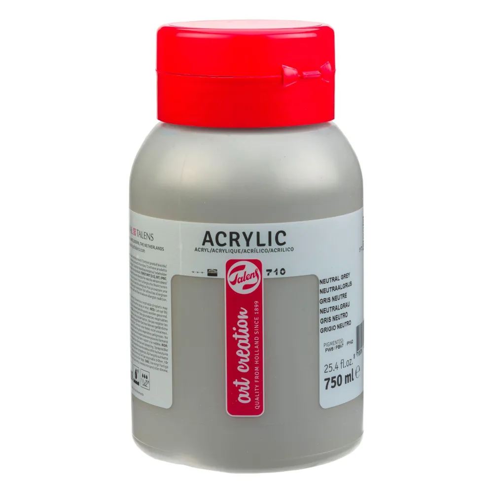 Talens Art Creation Farba akrylowa - - 710, Neutral Grey, 750 ml > Farby Akrylowe