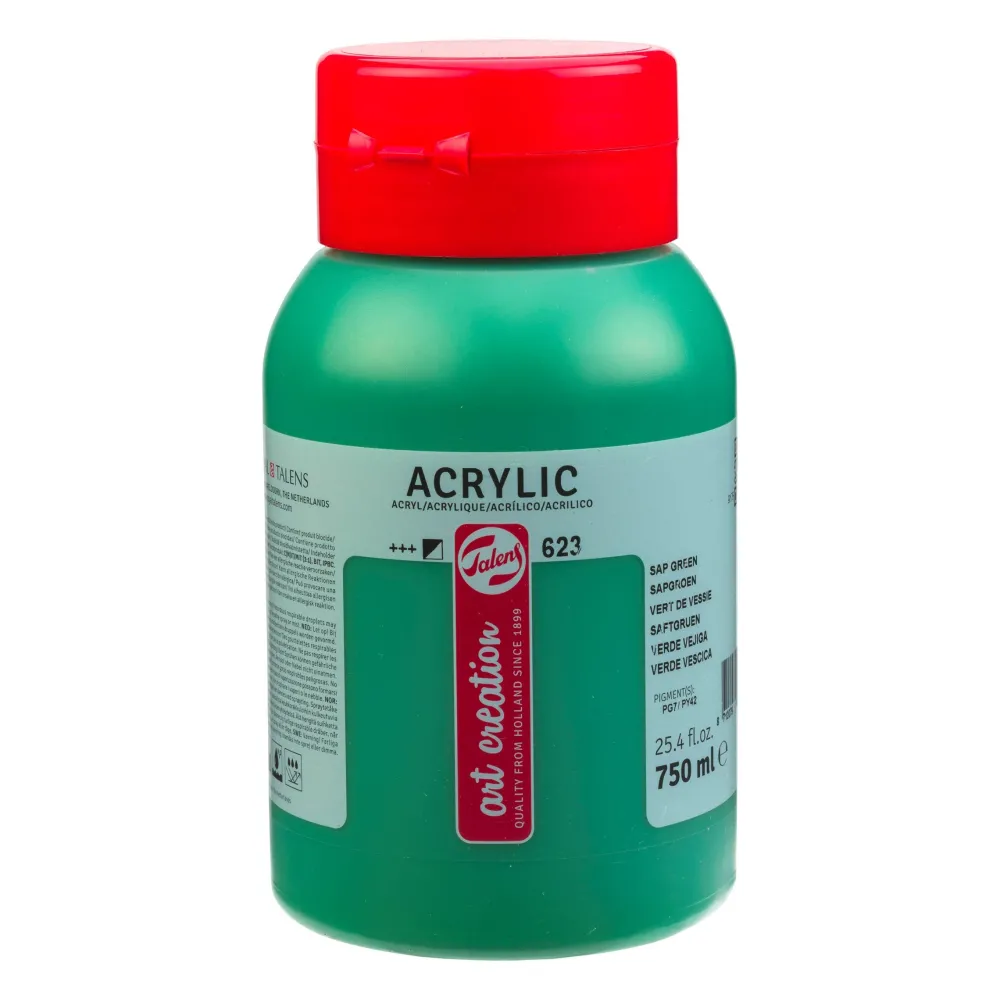 Talens Art Creation Farba akrylowa - - 623, Sap Green, 750 ml