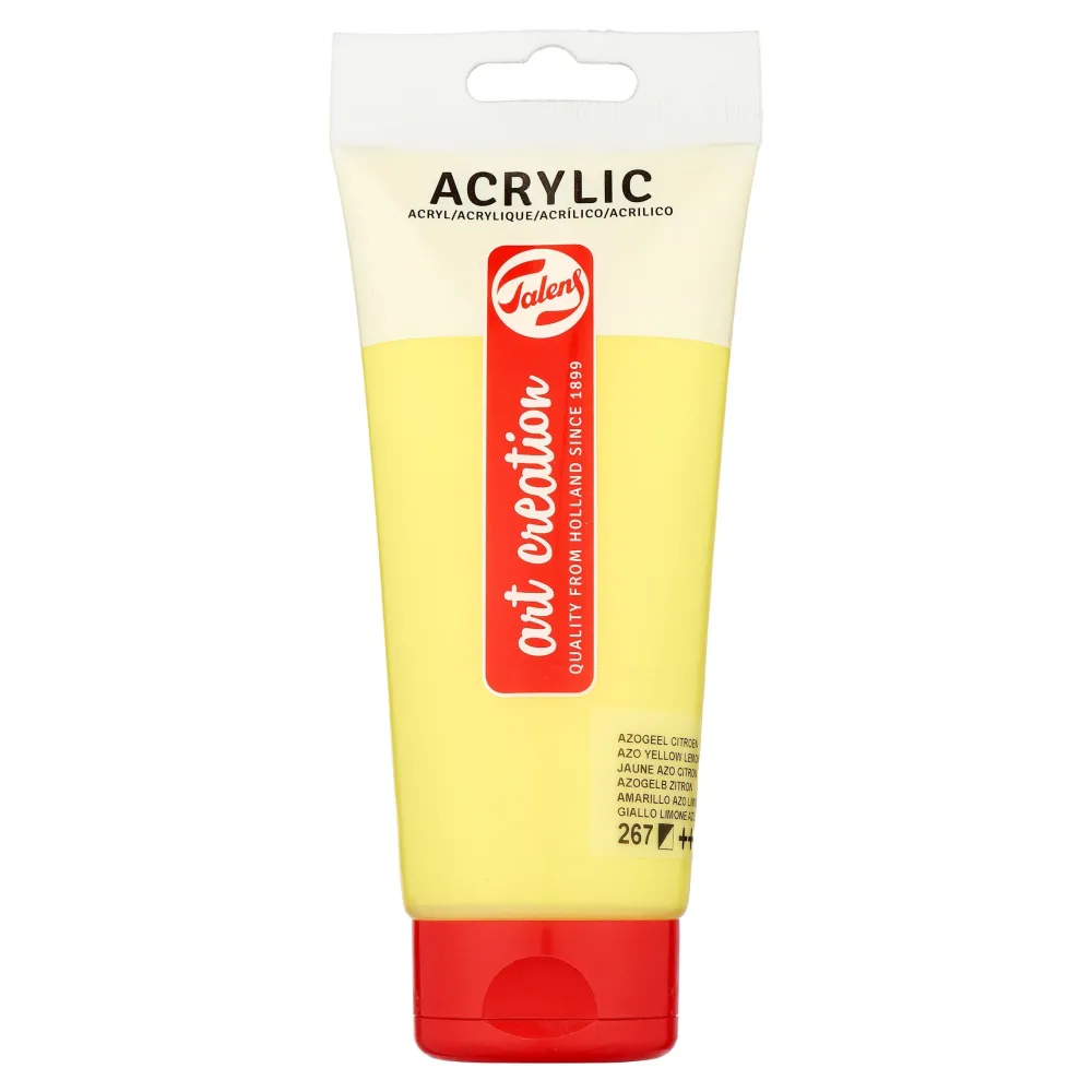 Talens Art Creation Farba akrylowa - - Azo Yellow Lemon, 200 ml