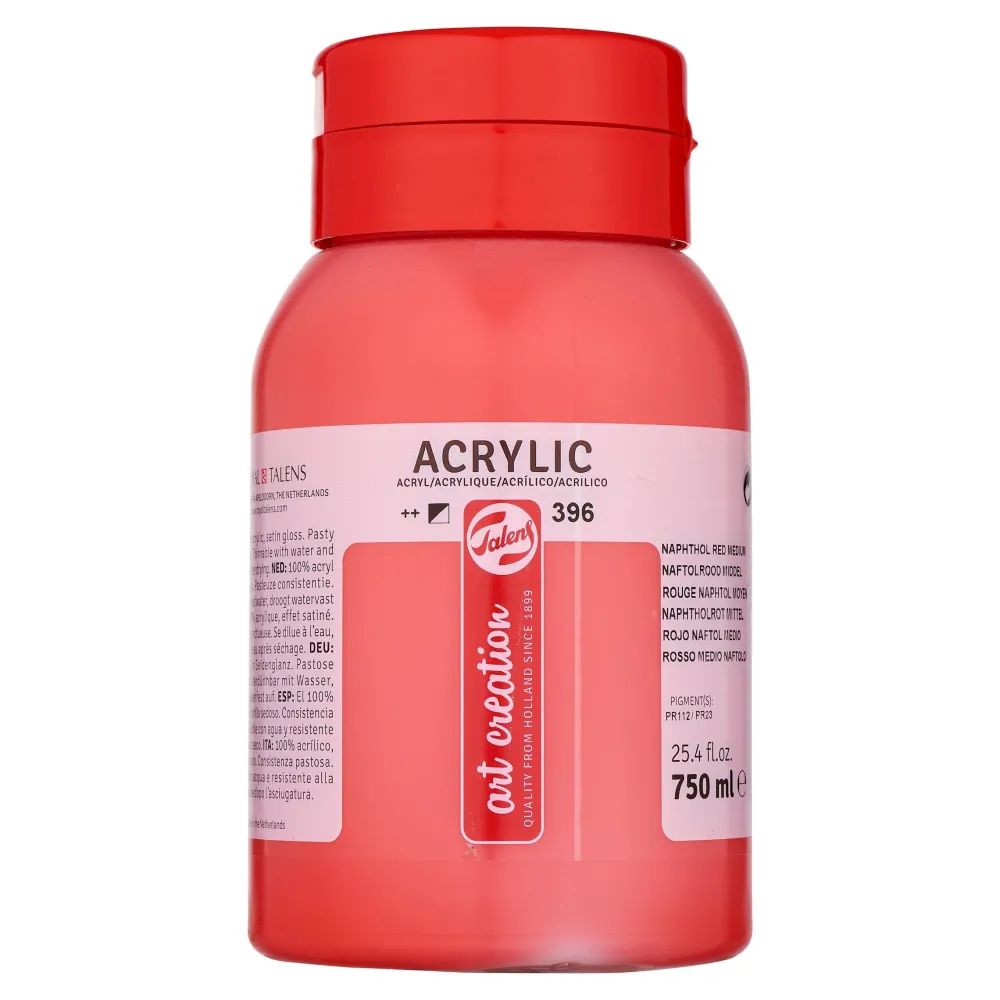 Talens Art Creation Farba akrylowa - - Naphthol Red Medium, 750 ml