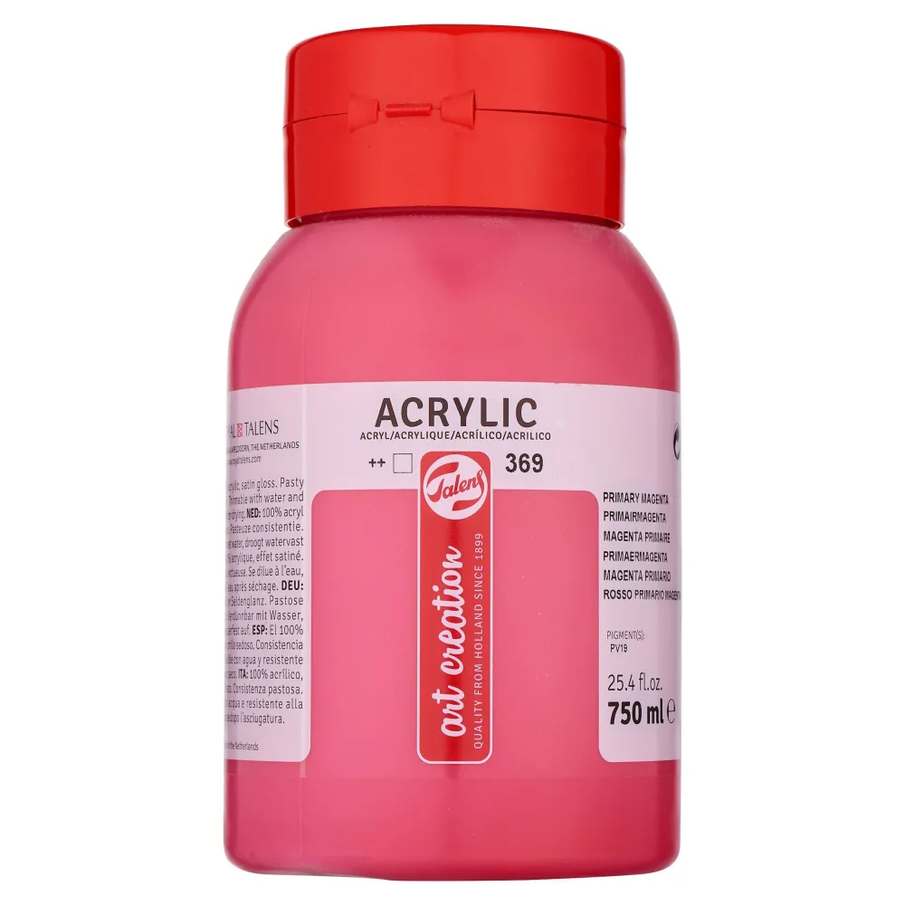 Talens Art Creation Farba akrylowa - - Primary Magenta, 750 ml > Farby Akrylowe