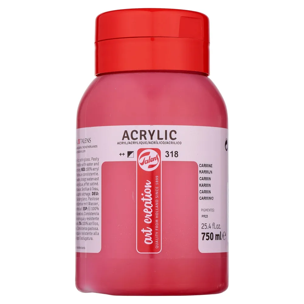 Talens Art Creation Farba akrylowa - - Carmine, 750 ml