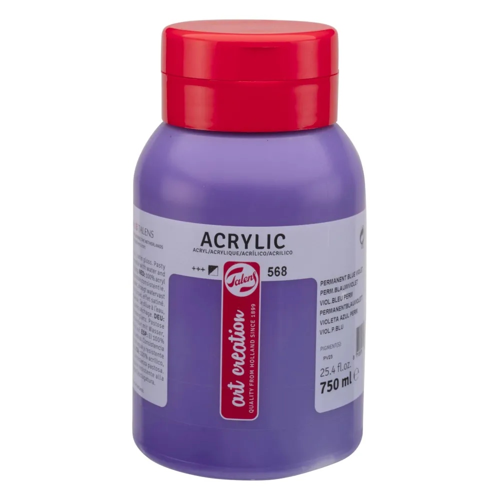 Talens Art Creation Farba akrylowa - - Permanent Blue Violet, 750 ml