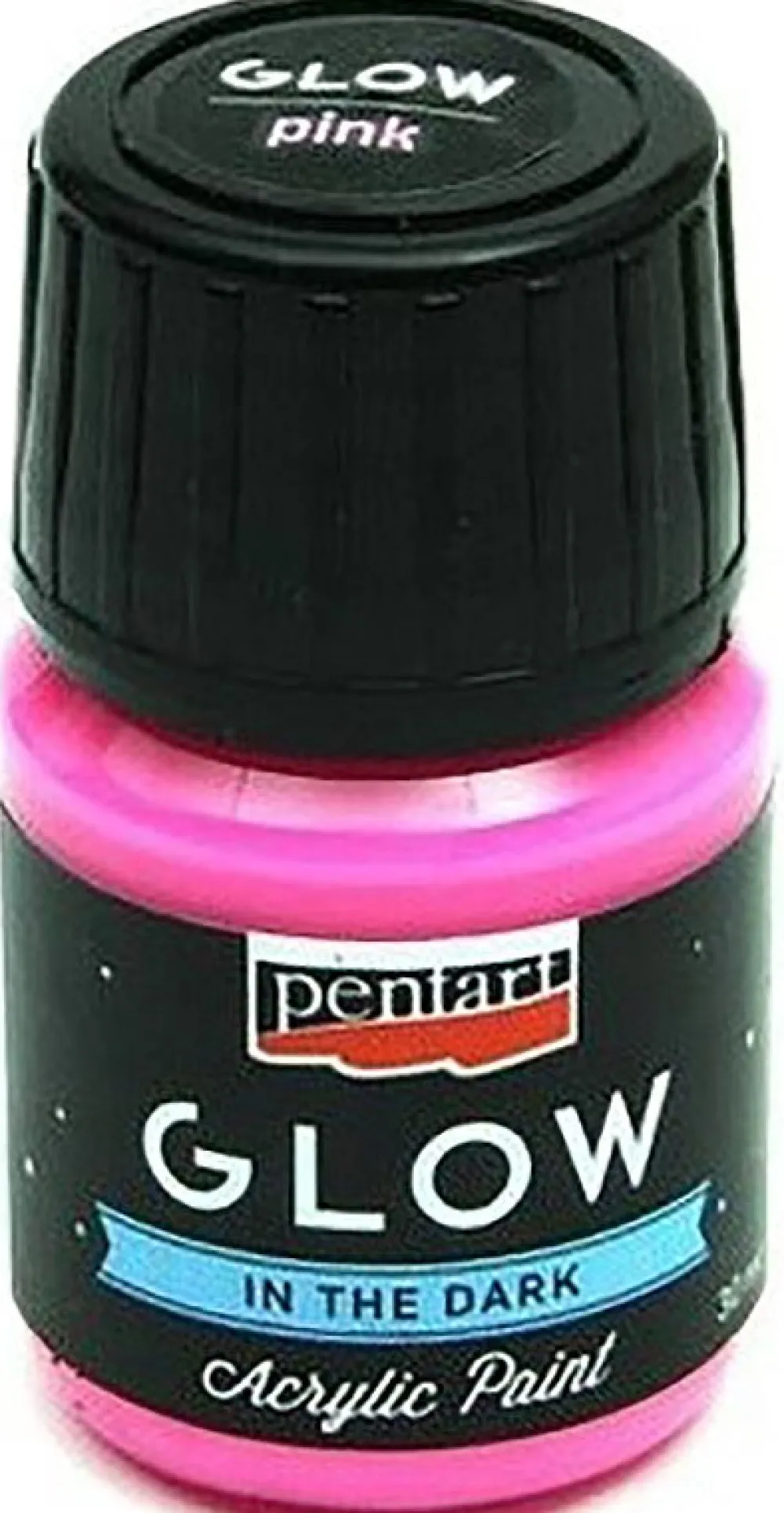 Pentart Farba akrylowa świecąca w ciemności - - limonkowa 30 ml > Farby Akrylowe|Farby Dekoracyjne