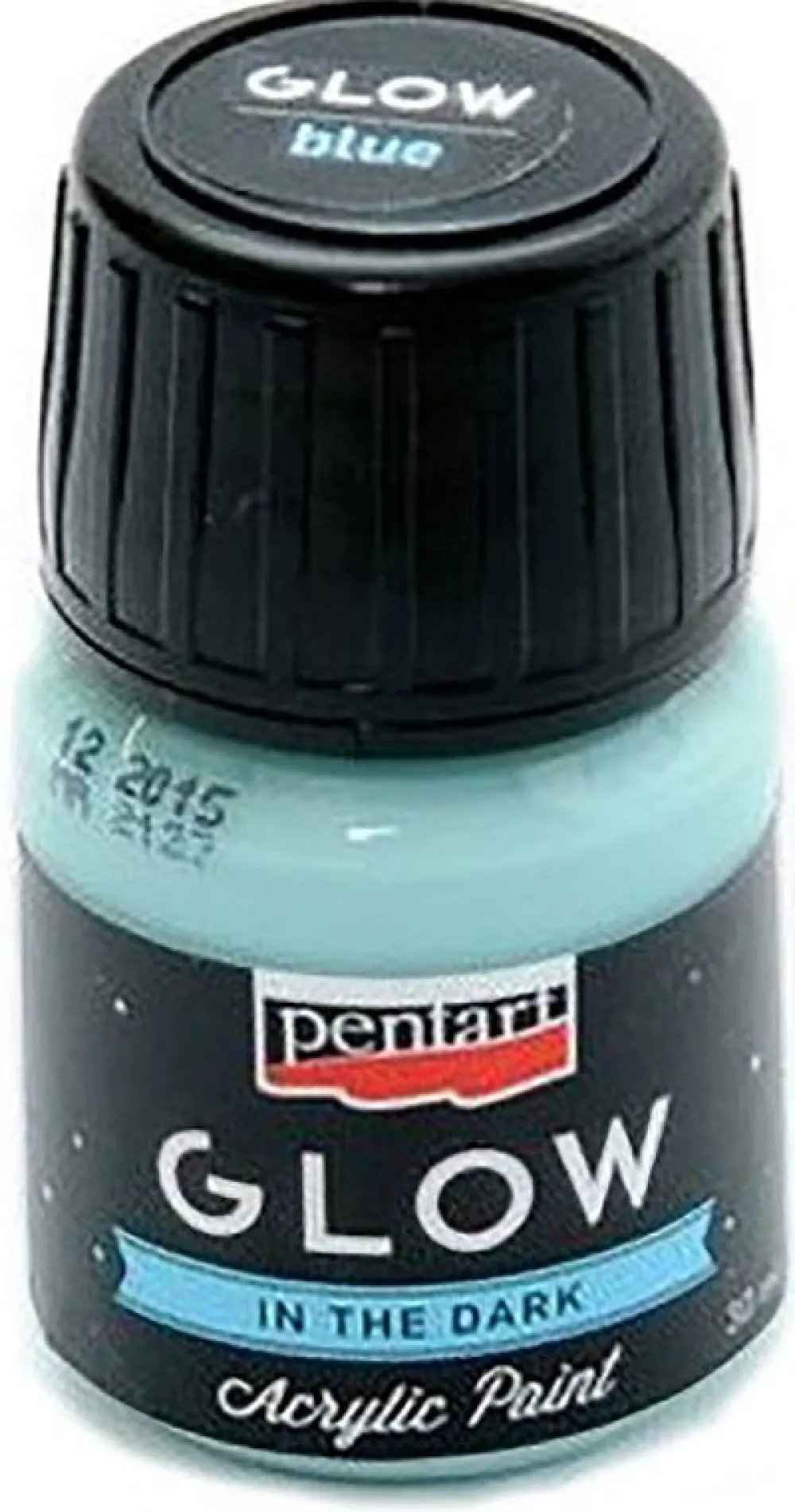 Pentart Farba akrylowa świecąca w ciemności - - niebieska 30 ml
