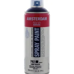 Amsterdam Farba akrylowa w sprayu - - 745, Transparent Black, 400 ml > Farby Akrylowe