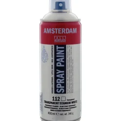 Amsterdam Farba akrylowa w sprayu - - 105, Titanium White, 400 ml > Farby Akrylowe