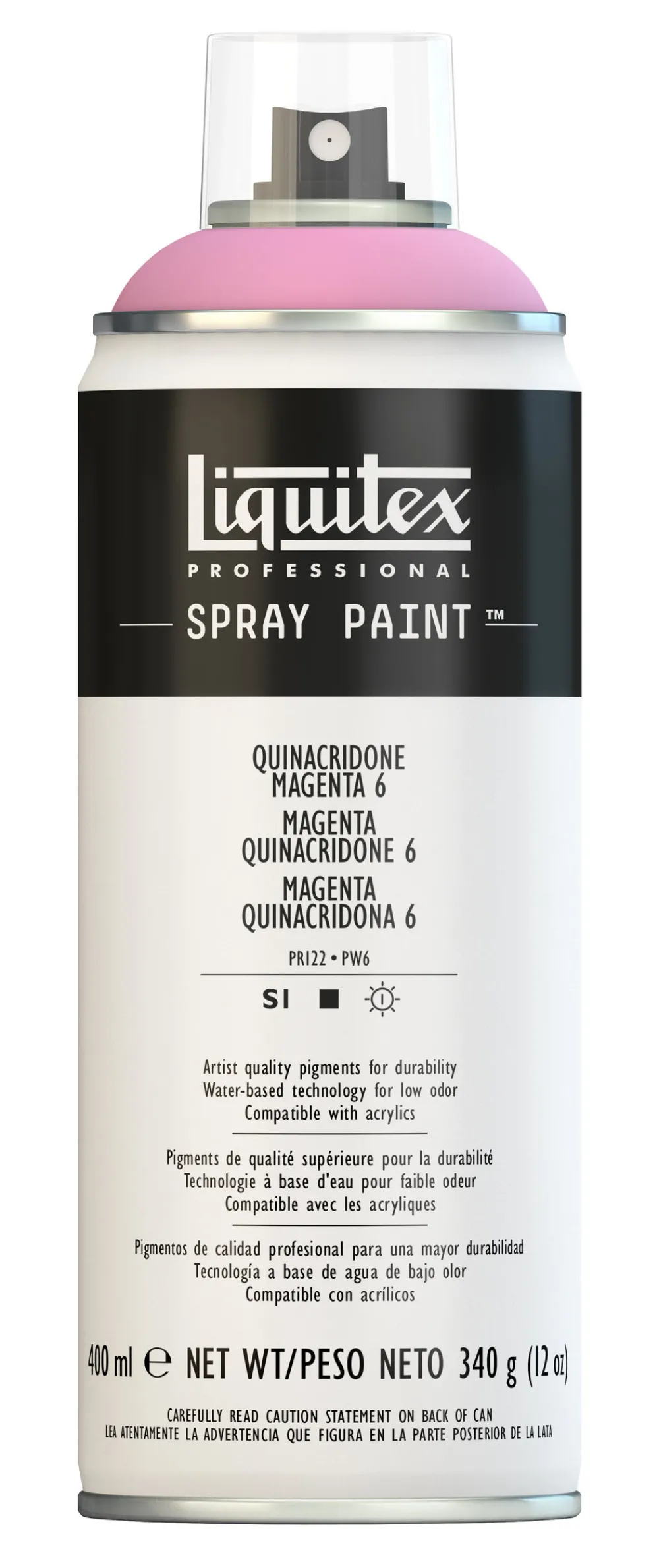 Liquitex Farba akrylowa w spray'u - - Quinacridone Magenta 6, 400 ml