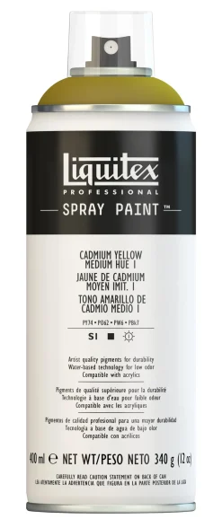 Liquitex Farba akrylowa w spray'u - - Cadmium Yellow Medium Hue 1, 400 ml