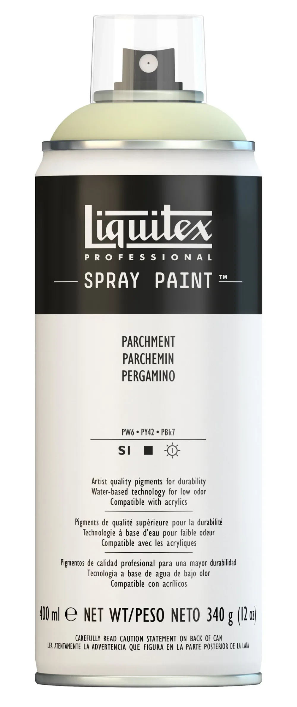 Liquitex Farba akrylowa w spray'u - - Unbleached Titanium, 400 ml > Farby Akrylowe