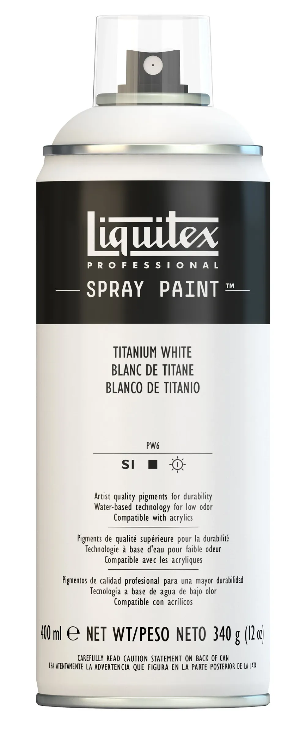 Liquitex Farba akrylowa w spray'u - - Transparent Mixing White, 400 ml > Farby Akrylowe