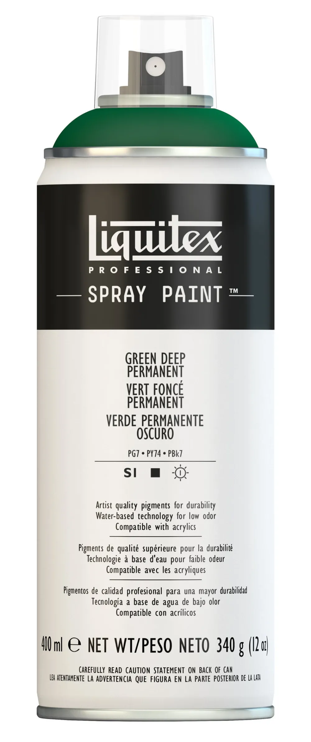 Liquitex Farba akrylowa w spray'u - - Carbon Black, 400 ml > Farby Akrylowe